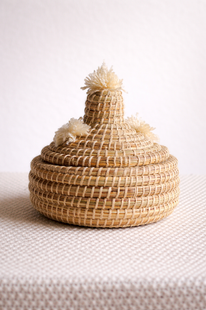 Panier artisanal en Raphia