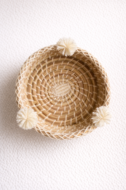 Panier artisanal en Raphia