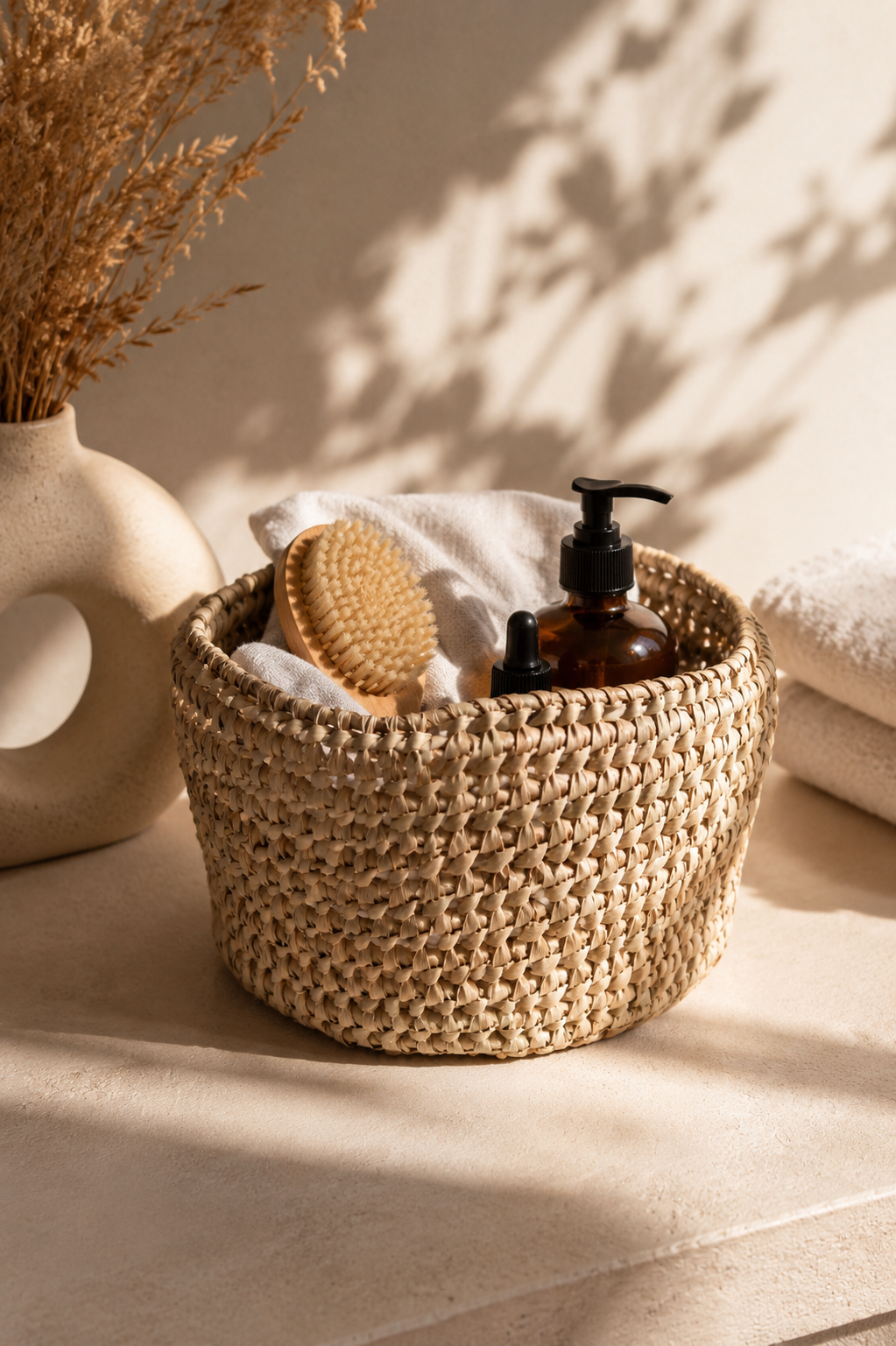 Panier artisanal en Raphia
