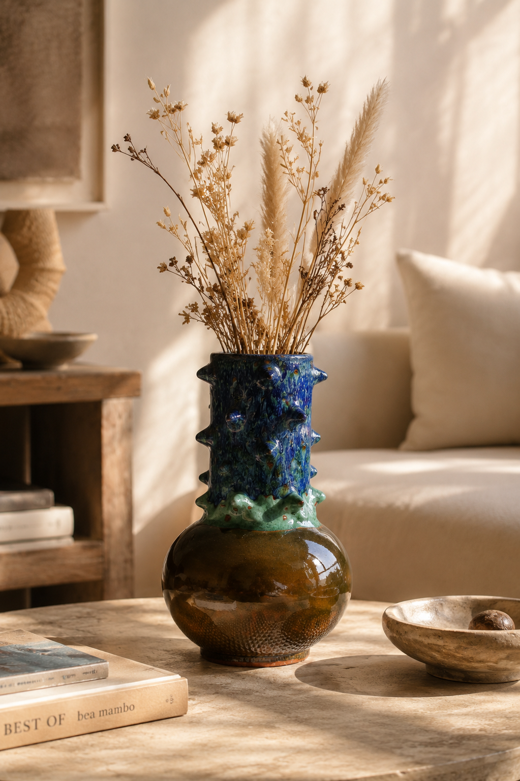 Vase Darga bleu