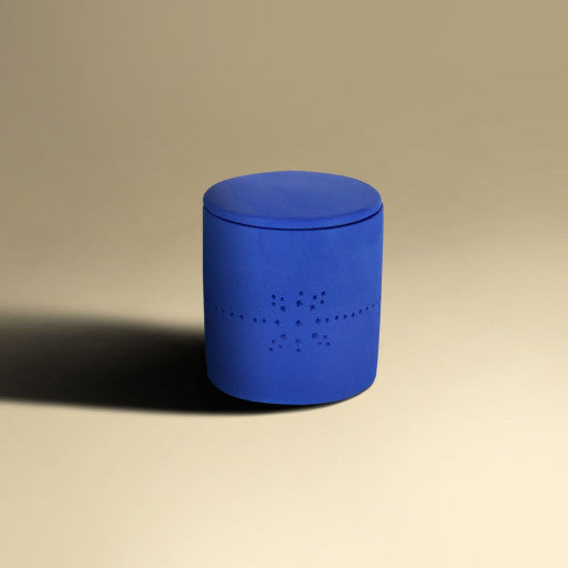 Bougie IZZA BLEU  - Senteur Mandarine Majorelle