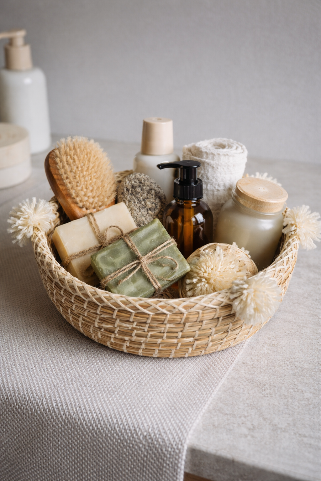 Panier artisanal en Raphia